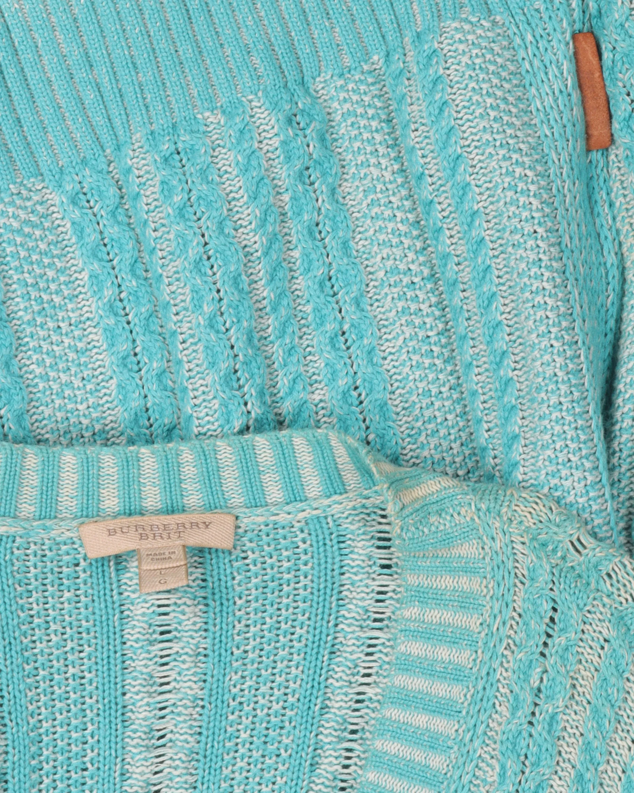 Cable Knit Cardigan Sweater