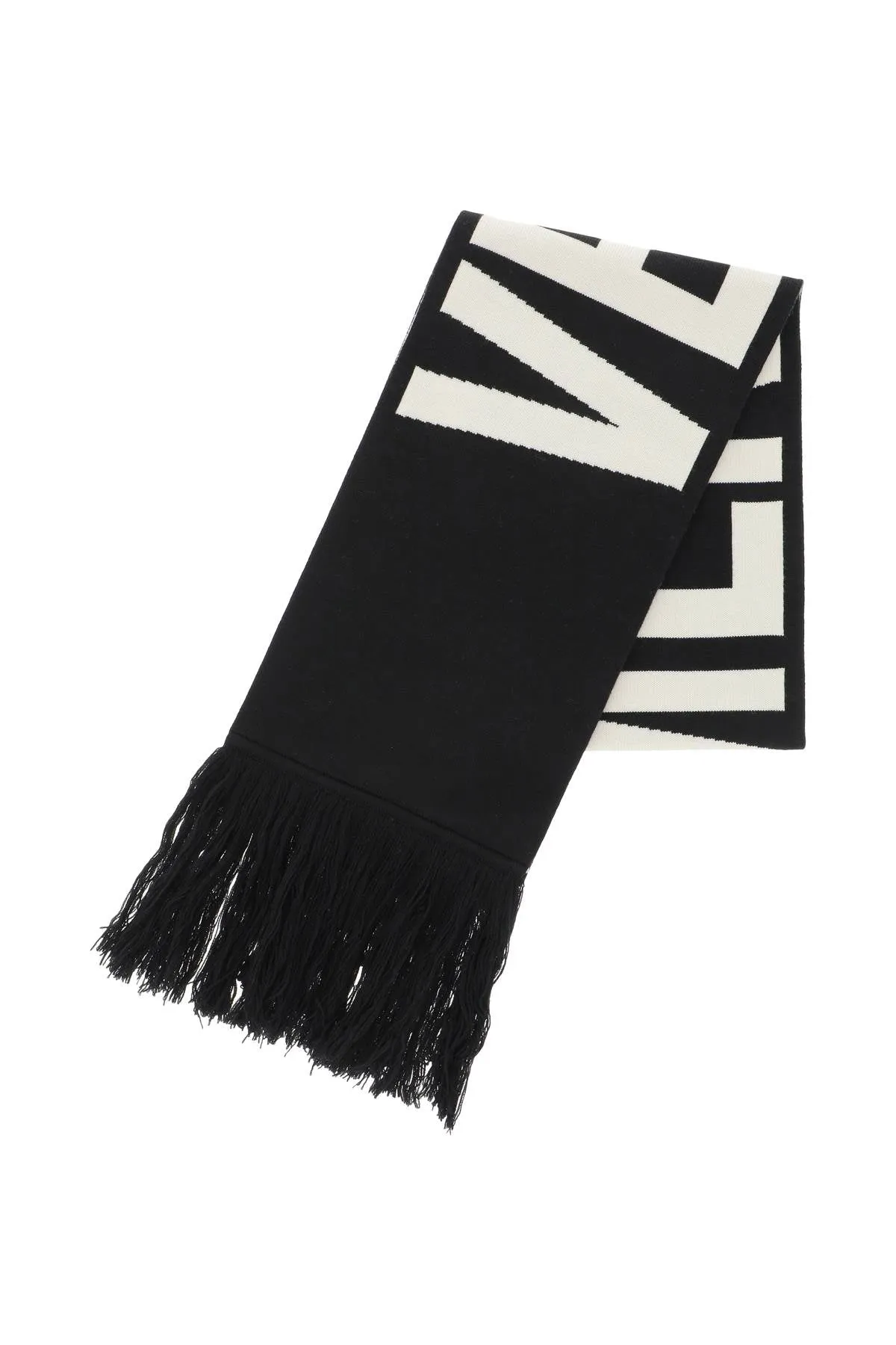 double logo scarf