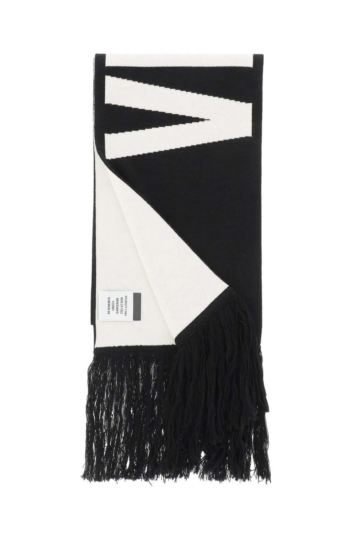 double logo scarf