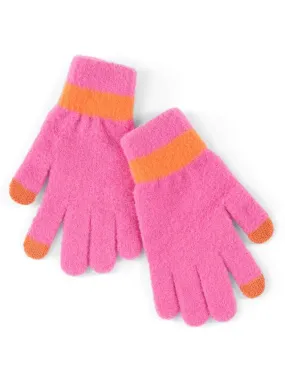 ELLIS TOUCHSCREEN GLOVES, PINK