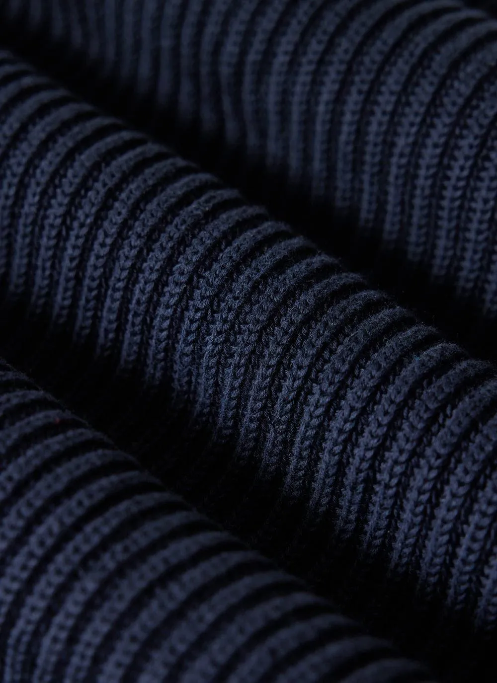 Fisherman Jumper | Heavy Cotton | Navy