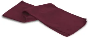 fleece scarf - burgundy Case of 48