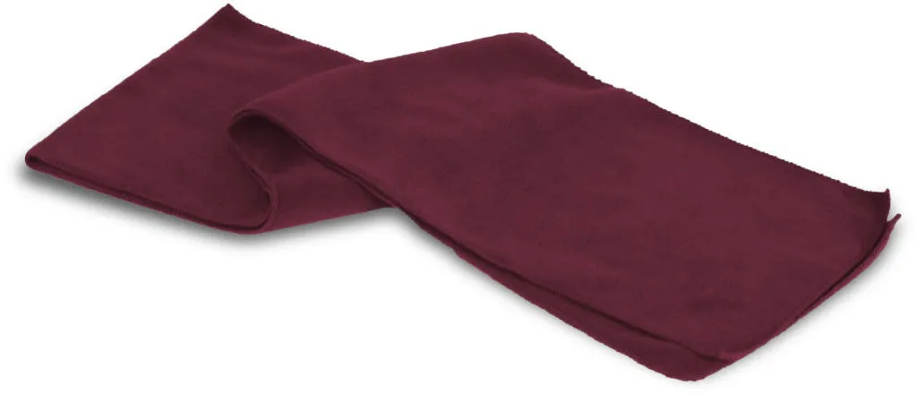 fleece scarf - burgundy Case of 48