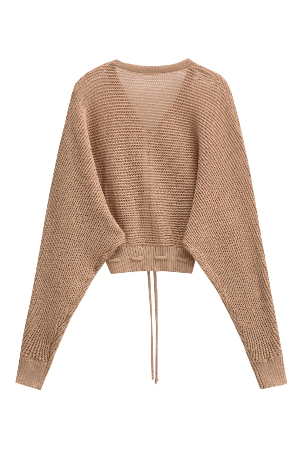 'Georgina' Full-Zipped Cable-Knit Sweater