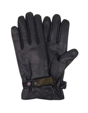 Goatskin Leather Gloves Black