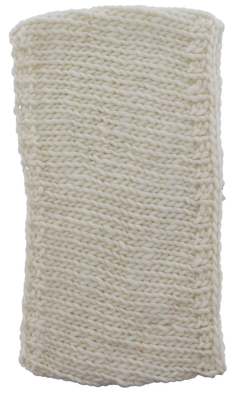 Hand Knit Organic Cotton Cowls 30 in x 42 in