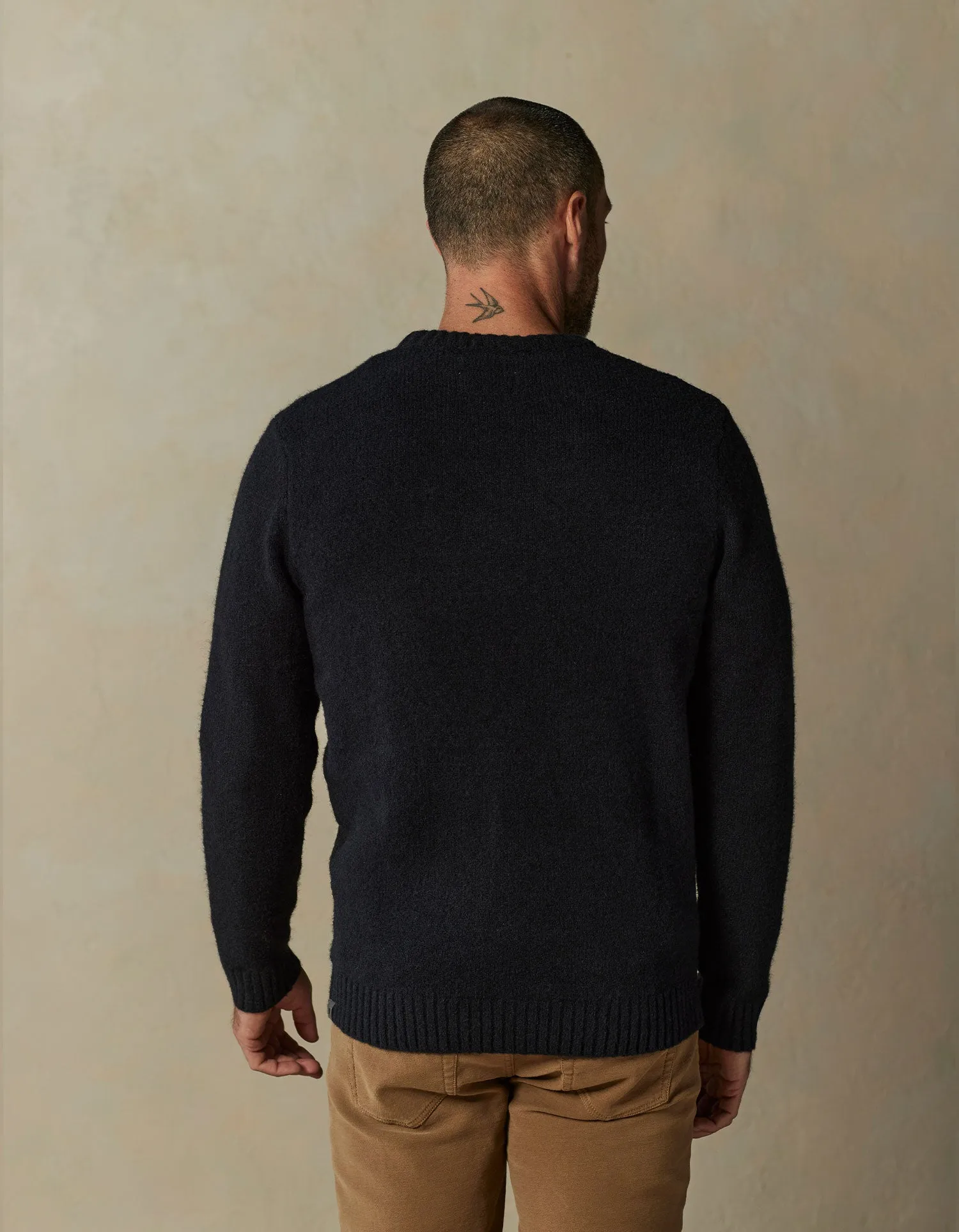 Homebound Crewneck Sweater in Navy