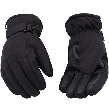 Kinco 1171 HydroFlector Black Water-Resistant Thermal Insulation Ski Gloves (One Dozen)