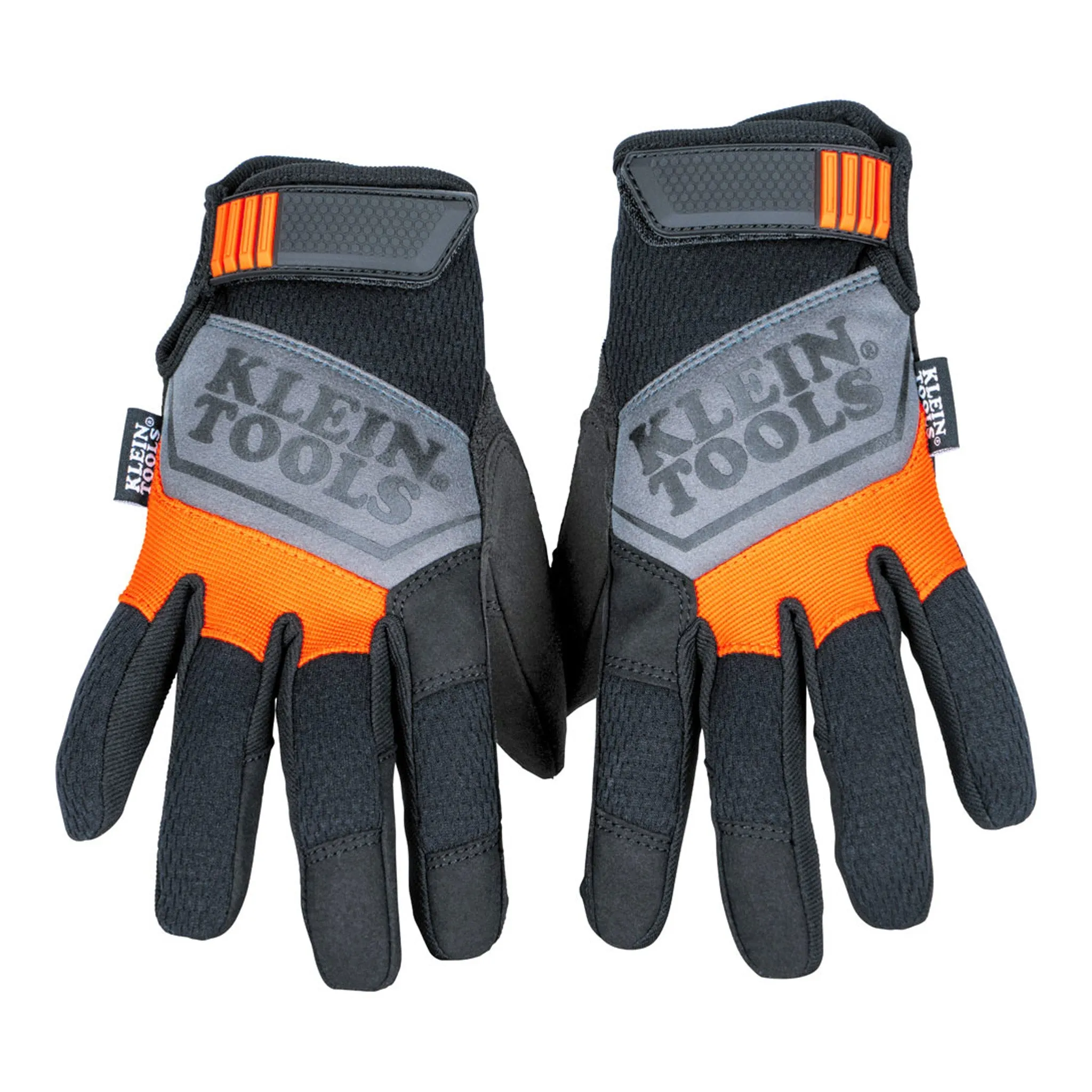 Klein Tools 60596 General Purpose Touchscreen Fingertip Work Gloves - Large