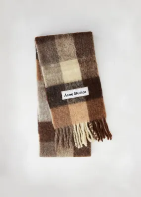 Large Check Scarf