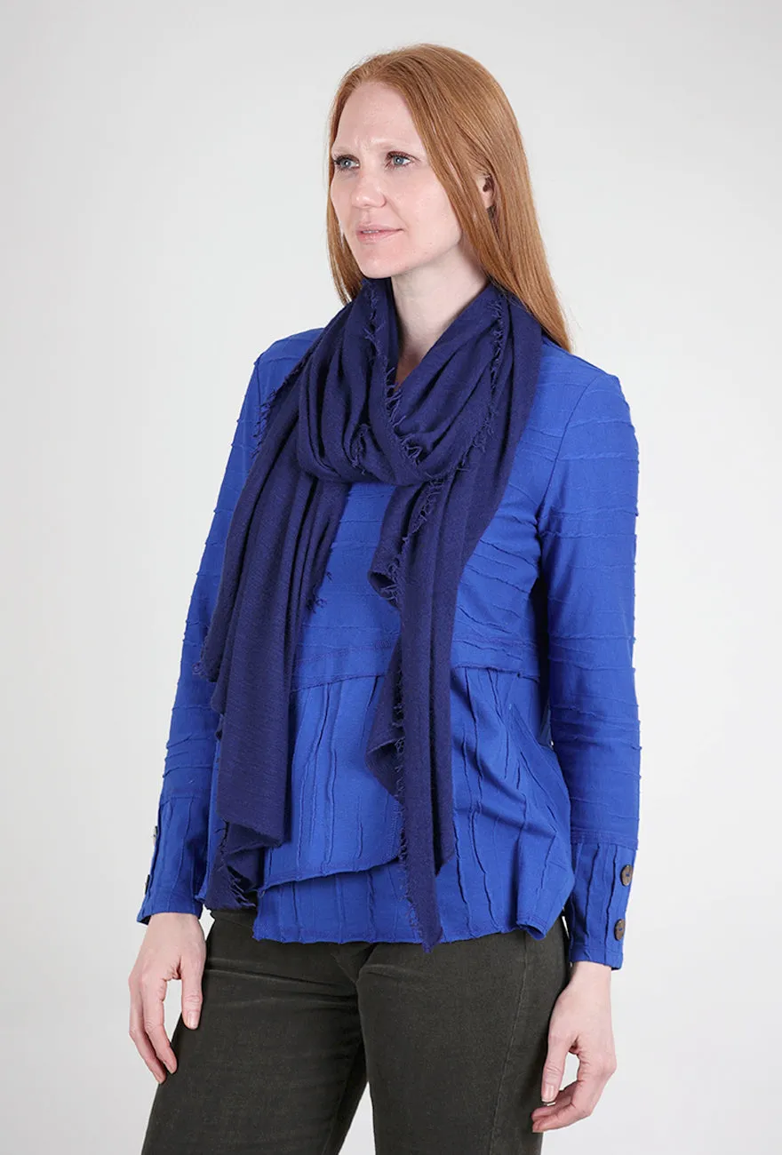 Love Cashmere Scarf, Blueberry