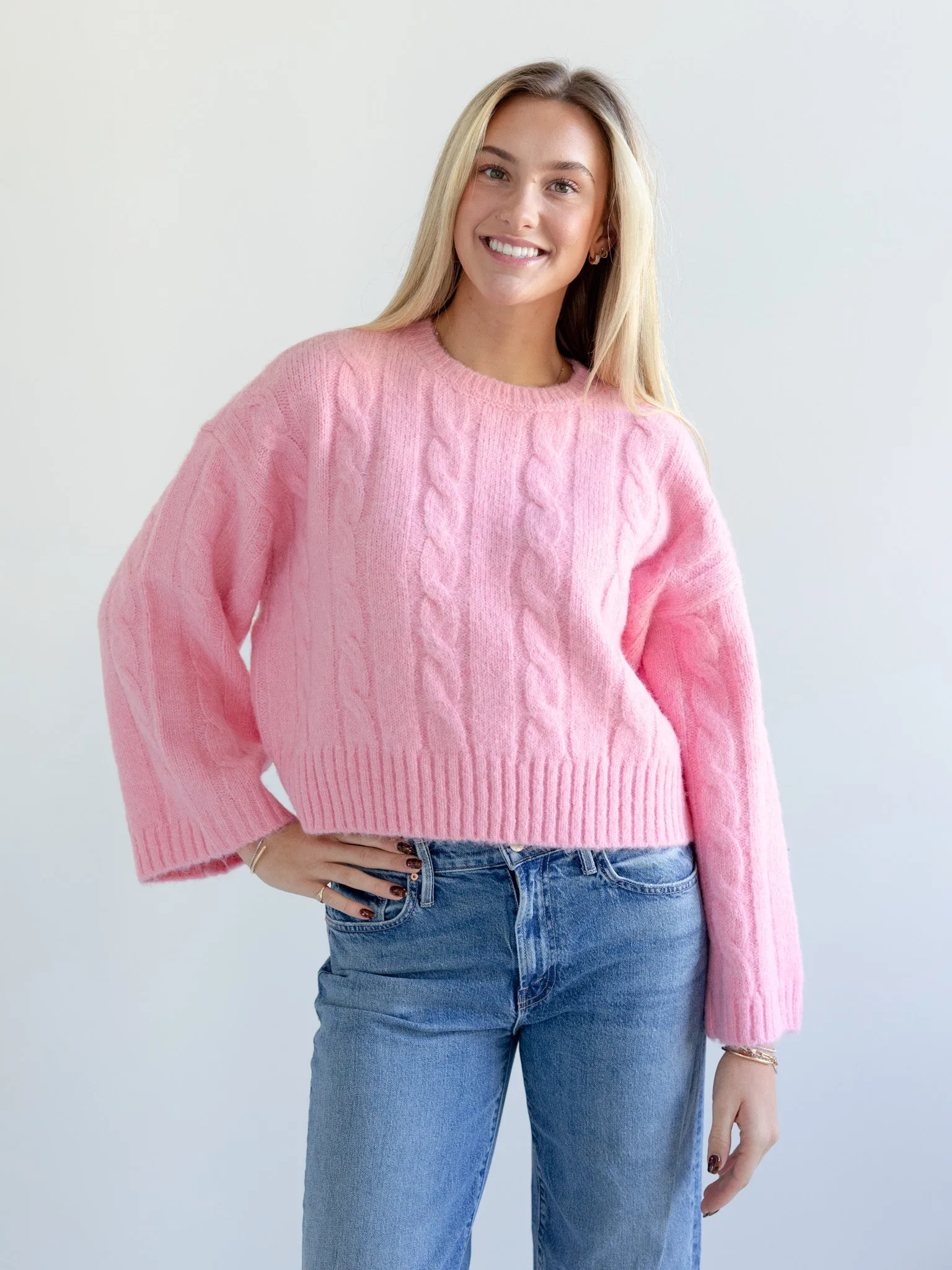 Millie Cable Knit Sweater