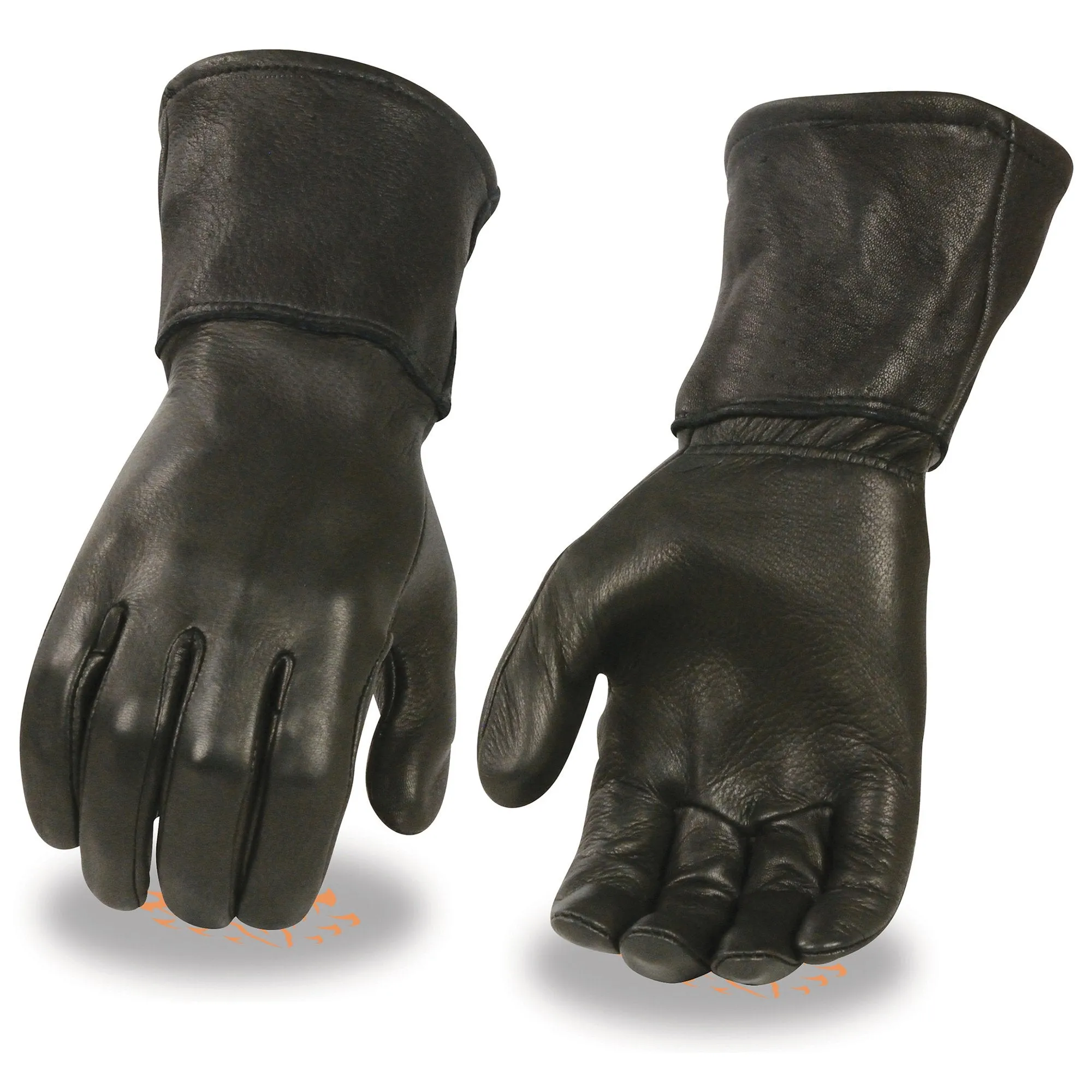 Milwaukee Leather G317 Men’s Deerskin Leather Thermal Lined Gauntlet Gloves