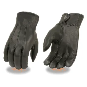 Milwaukee Leather-SH875-Men's Thermal Lined Deerskin Gloves w/ Snap Wrist