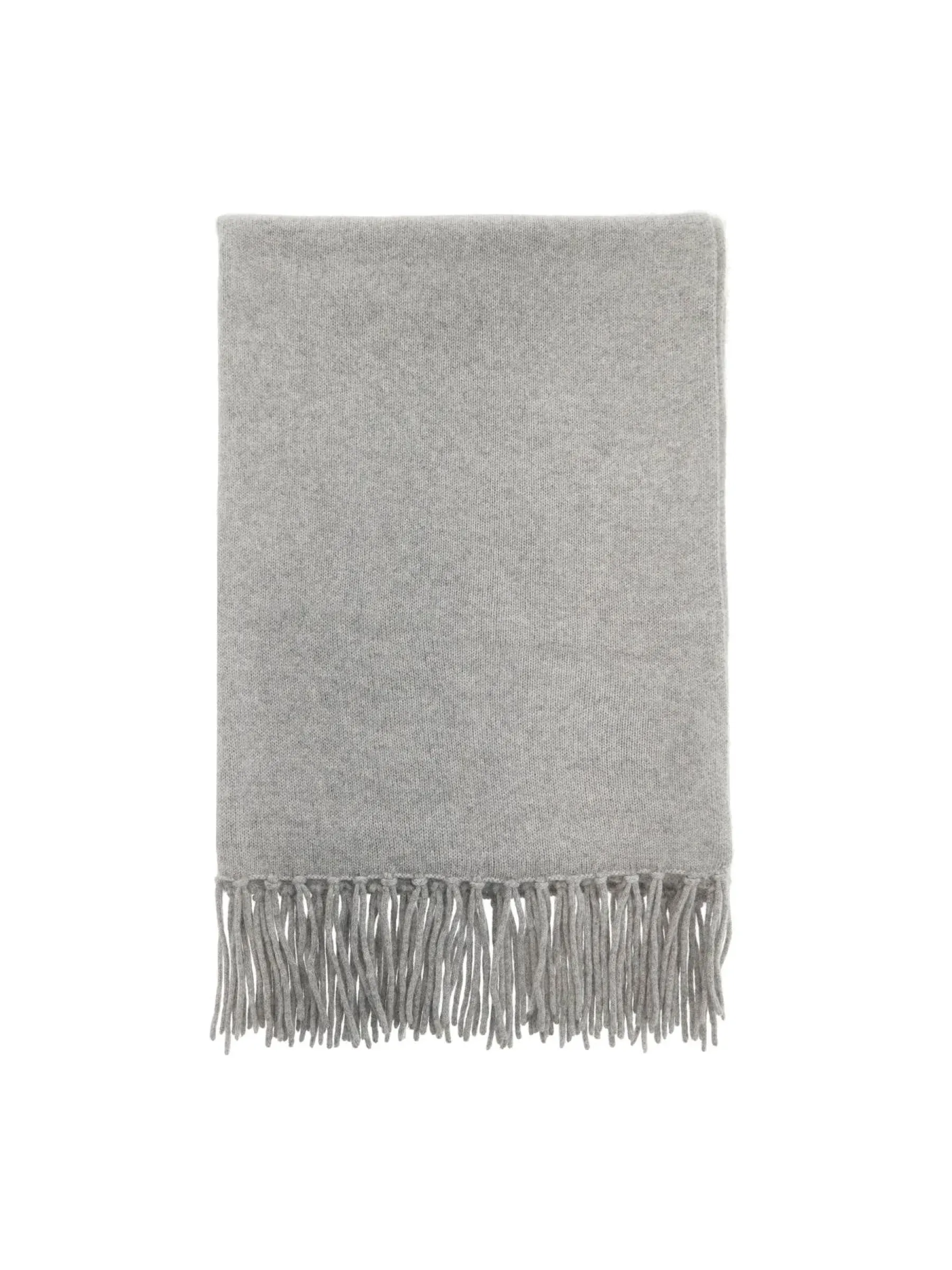 Olivia Raccoon Fringed Throw