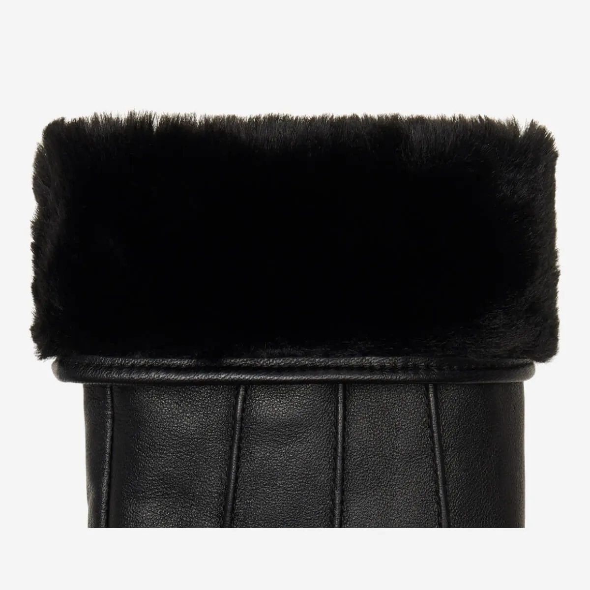 Olivia – sheepskin gloves with luxurious faux fur lining & touchscreen feature