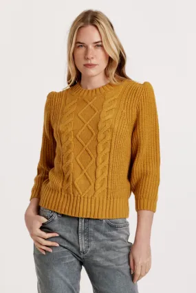 Priya  Mixed Cable Knit Sweater