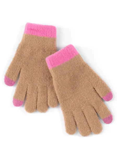 SAWYER TOUCHSCREEN GLOVES, TAN