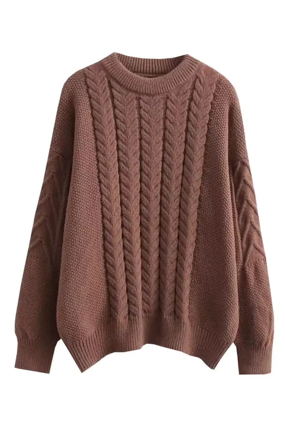 'Tish' Cable-Knit Sweater (4 Colors)