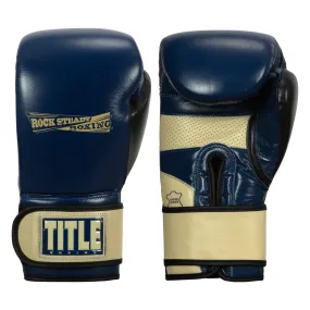 TITLE Boxing Rock Steady Leather Training Gloves