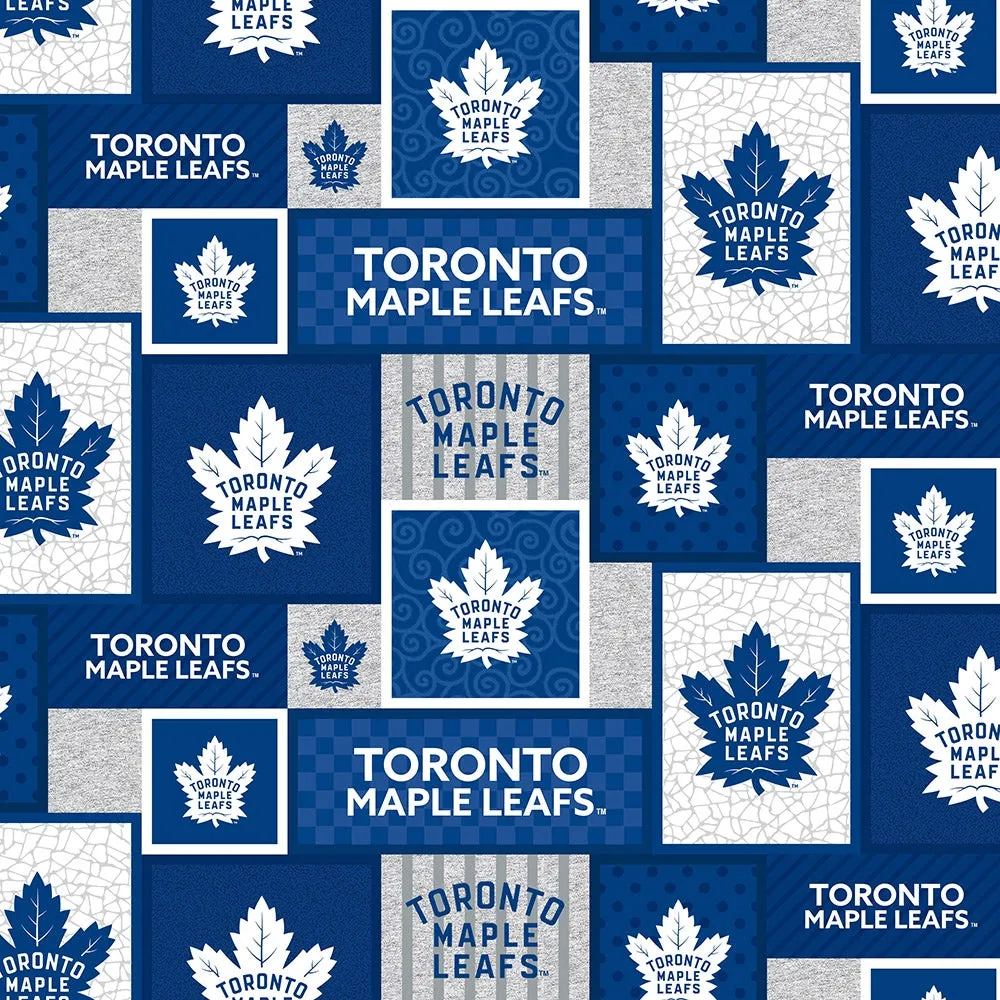 Toronto Maple leafs - NHL Fleece Print - Rectangle - Blue